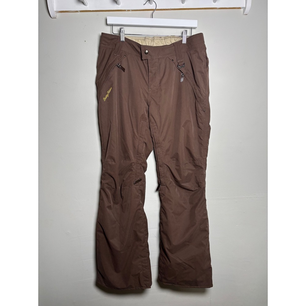 Betty Rides Women's Brown Snowboard Ski Pants Insulated Winter Snow Large